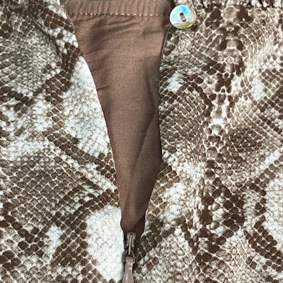 Everleigh Reptile Print Sleeveless Tiered Ruffle Midi Dress Size XS - Picture 6 of 9